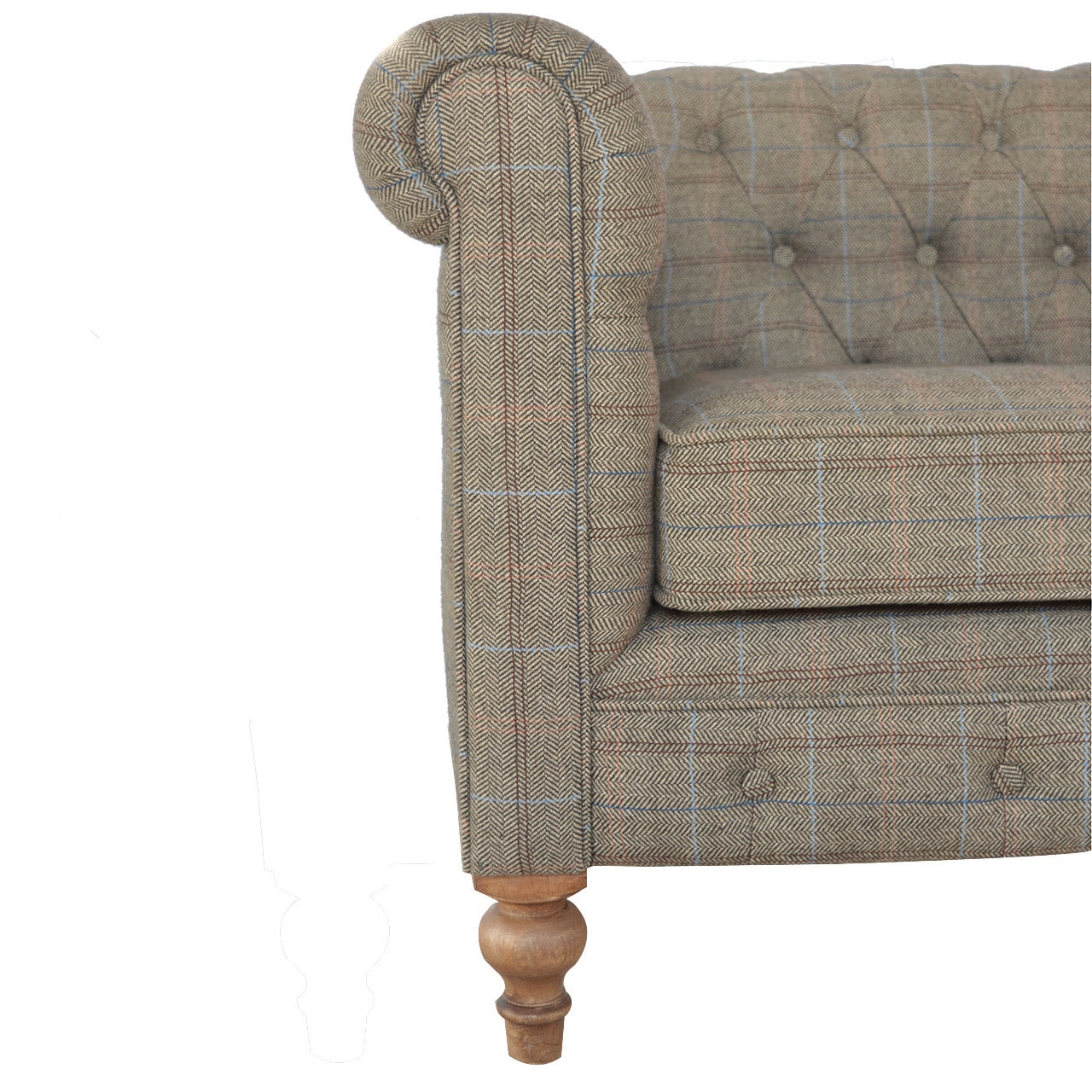 Charlie Tweed Two Seater Chesterfield