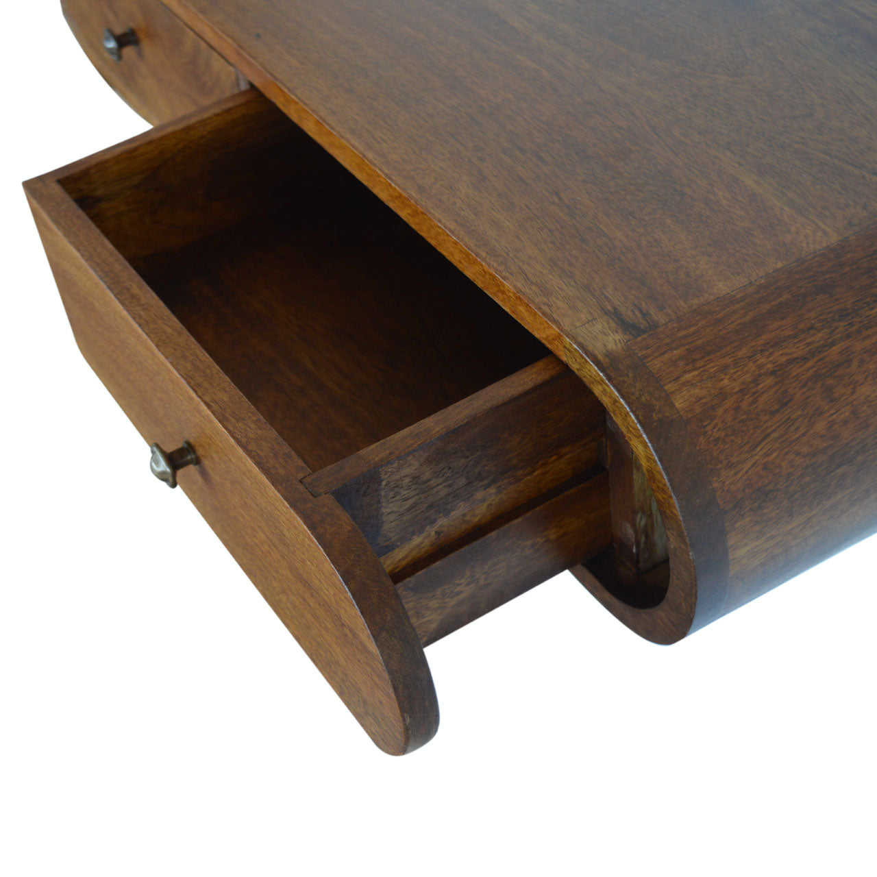 Wall Mounted Chestnut Console Table