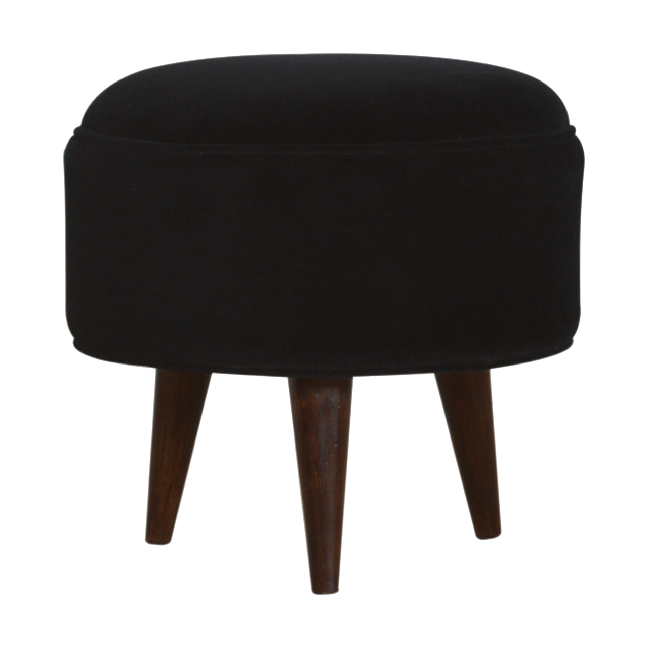 Nordic Velvet Style Footstool