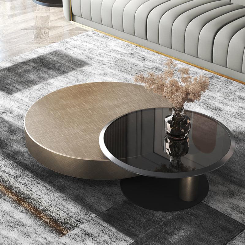 Gold Nesting Coffee Table, Gold | Weilai Concept