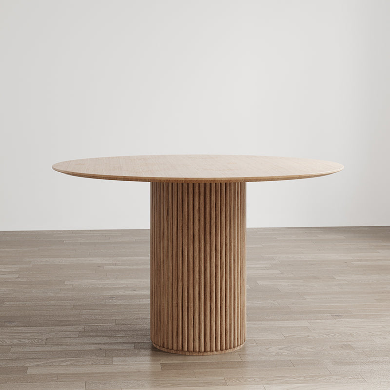 Ivar Round Dining Table, Oak | Weilai Concept