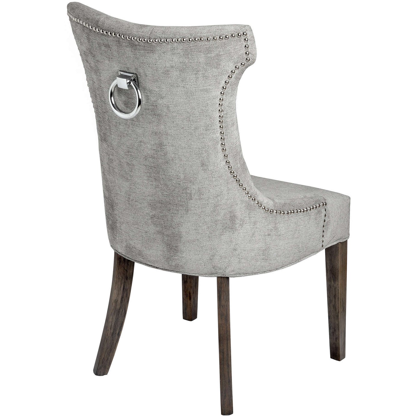 High Wing Ring Backed Dining Chair