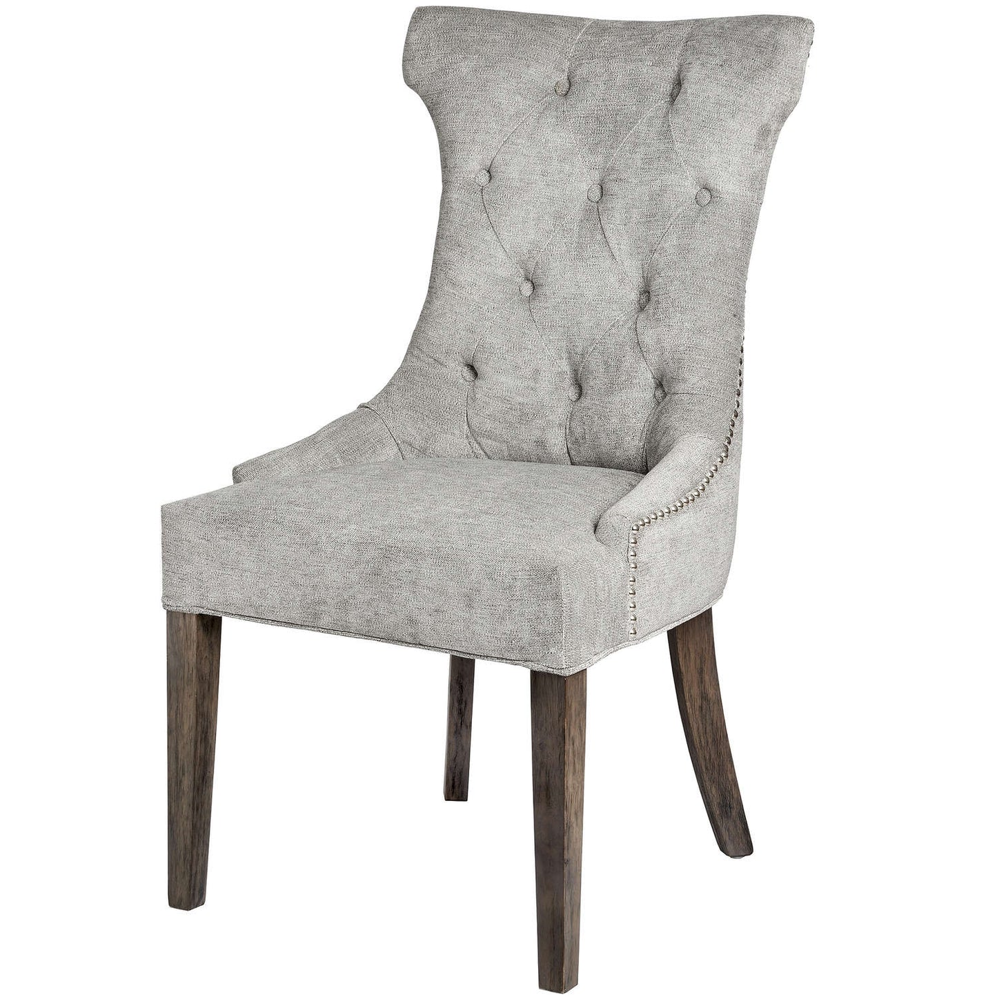 High Wing Ring Backed Dining Chair