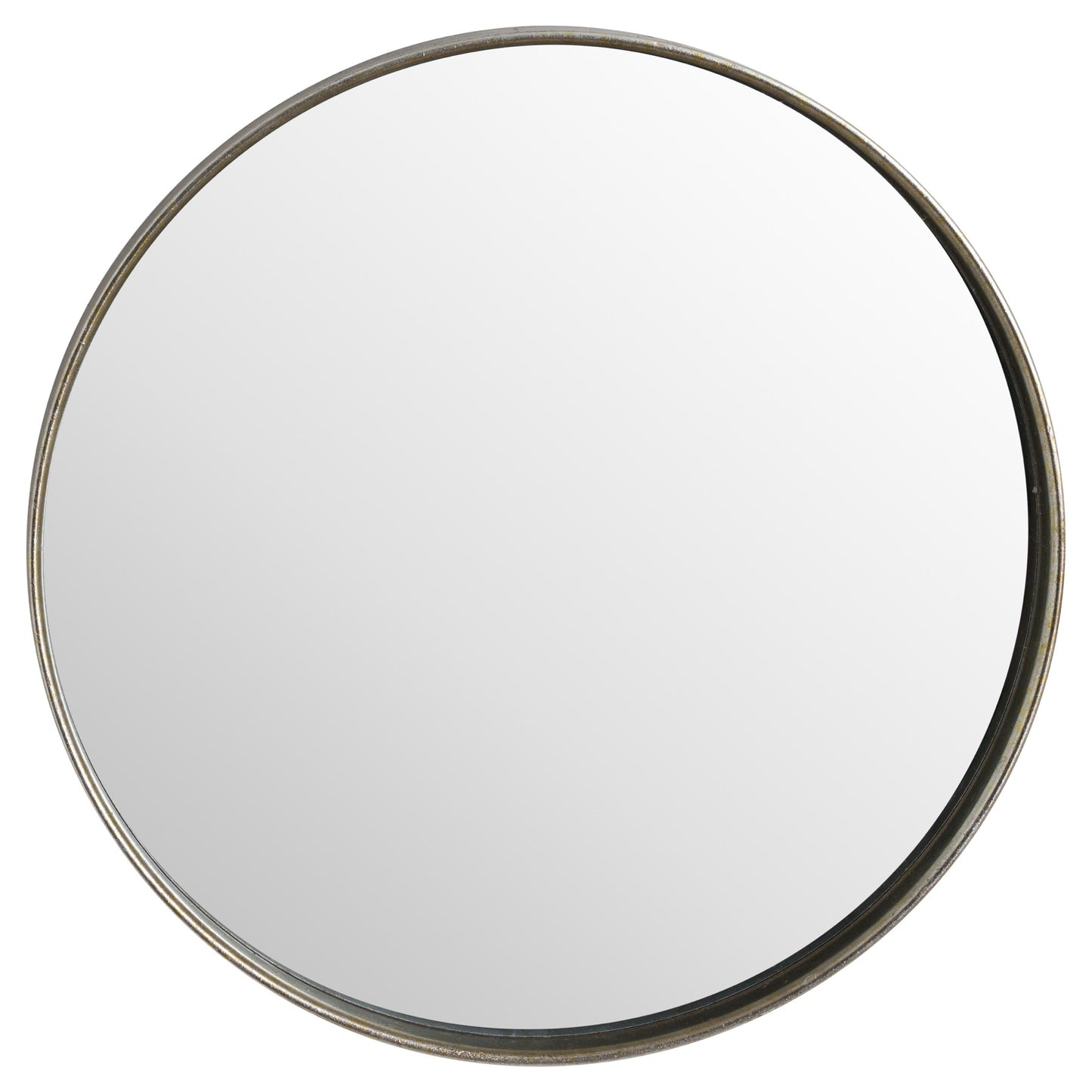 Bronze Narrow Edged Wall Mirror 70cm