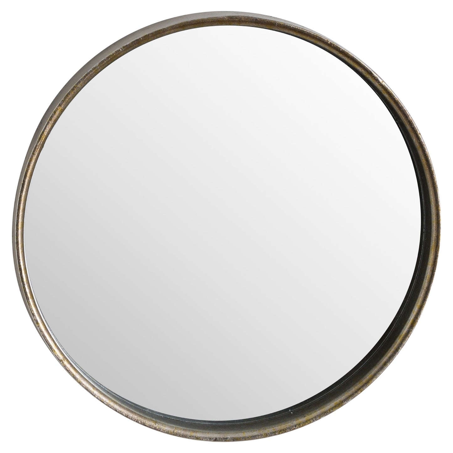 Bronze Narrow Edged Wall Mirror 40cm