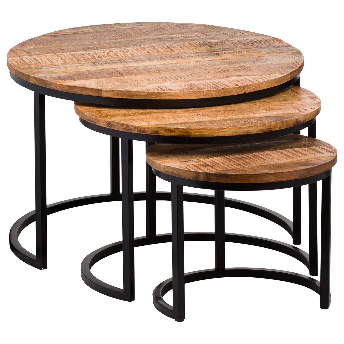 Biscuit Set Of Three Nesting Tables