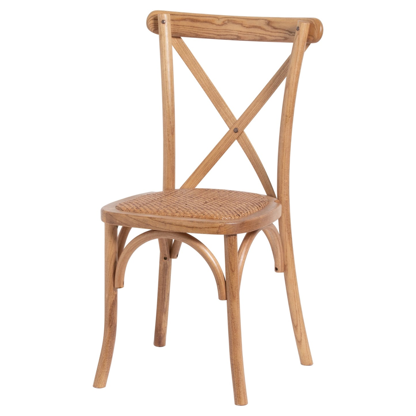 Edward Light Oak Cross Back Dining Chair