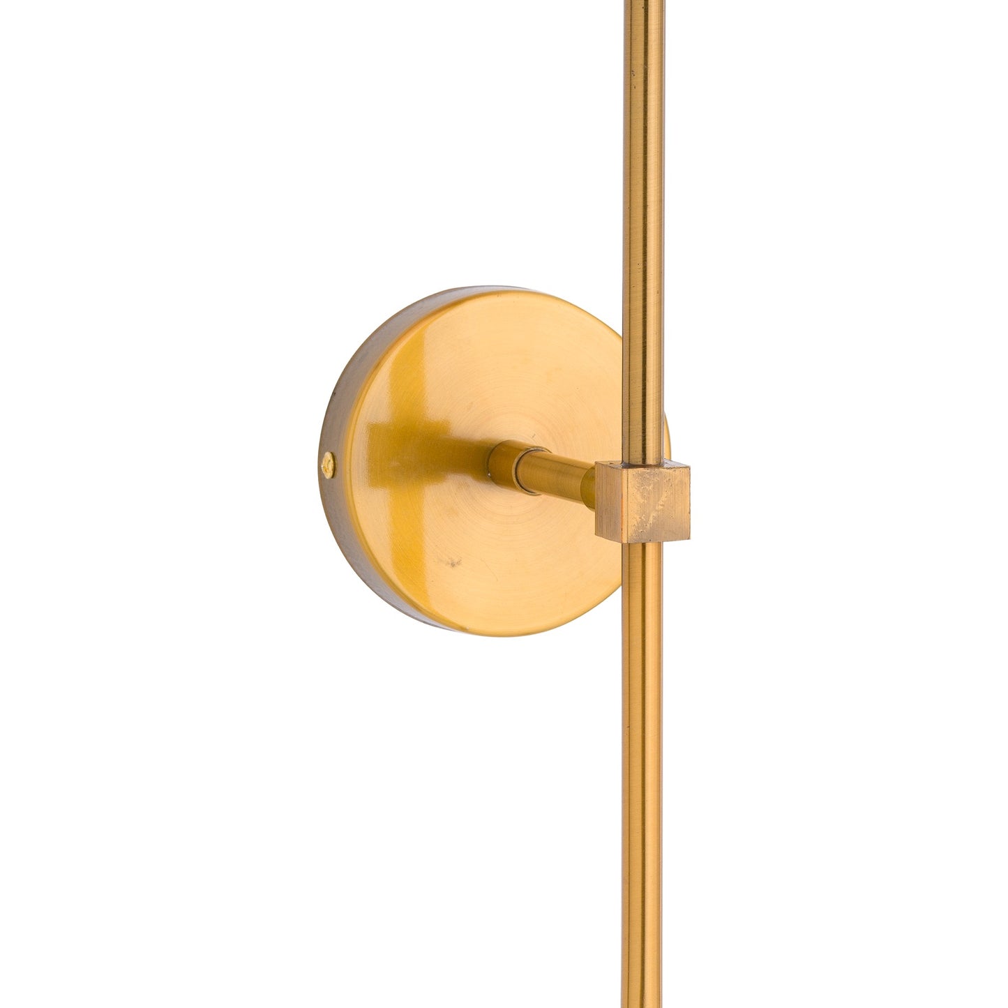 Glass Globe Brass Smoked Wall Pendant