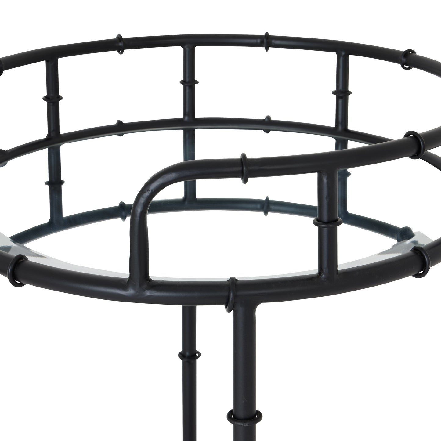 Henry Black Round Drinks Trolley