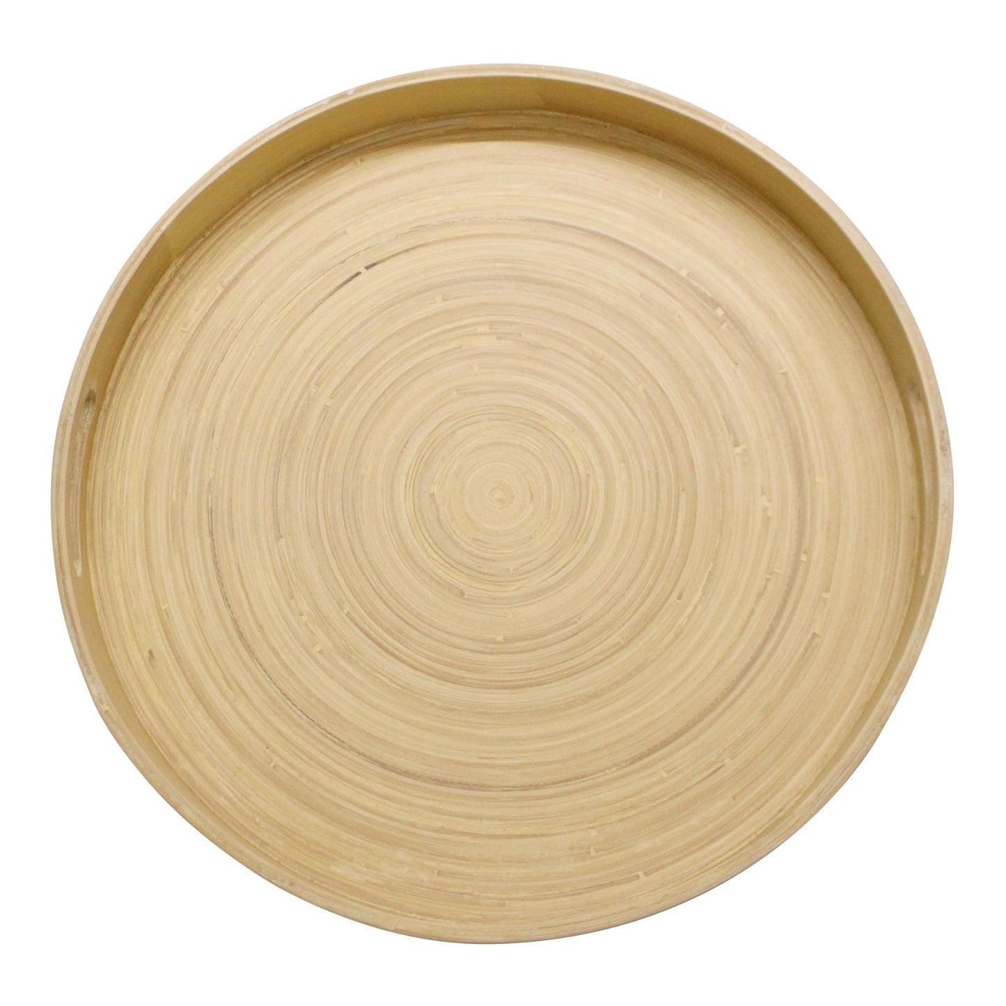 Natural Bamboo Serving Tray With Handles