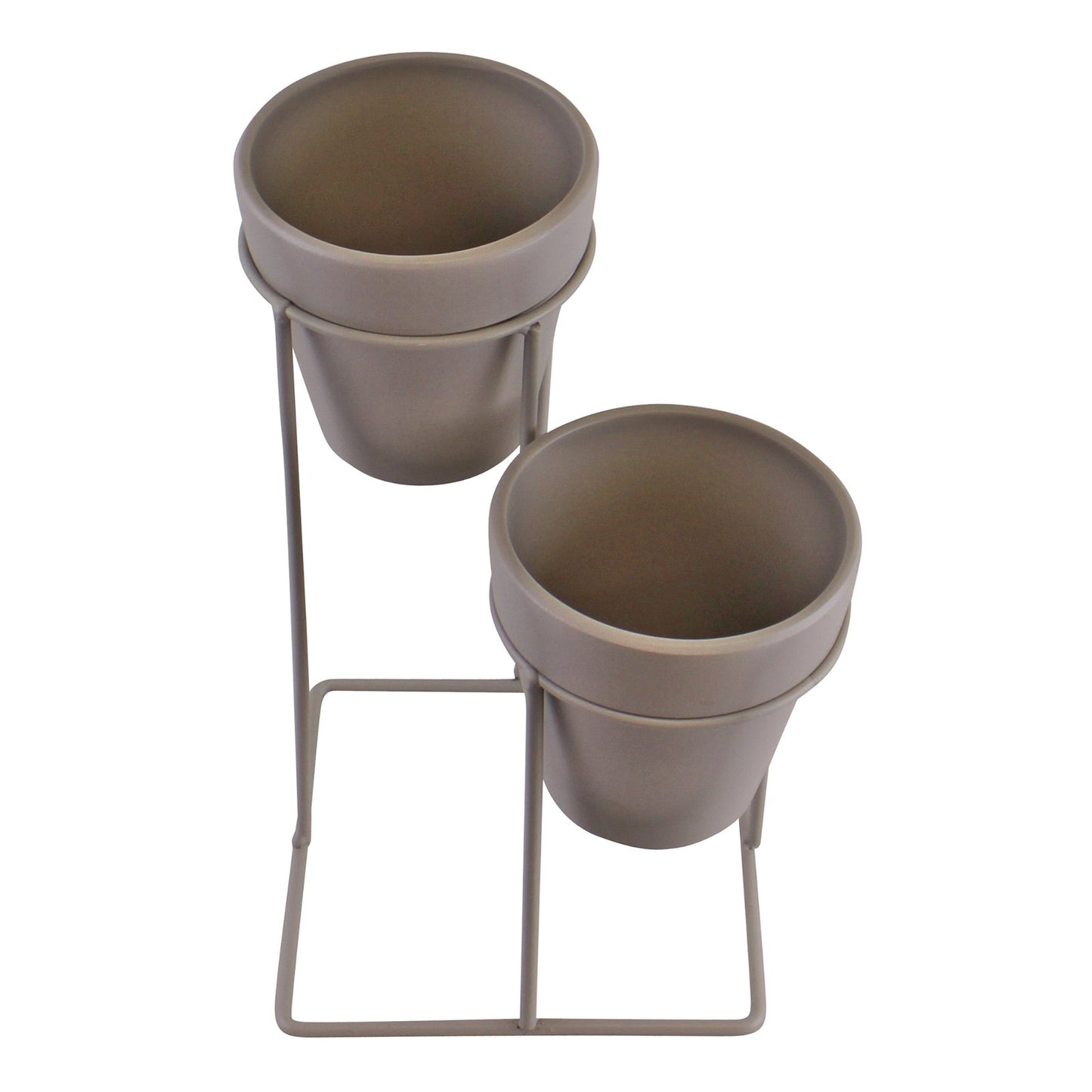 Potting Shed Double Planter On Stand, Grey