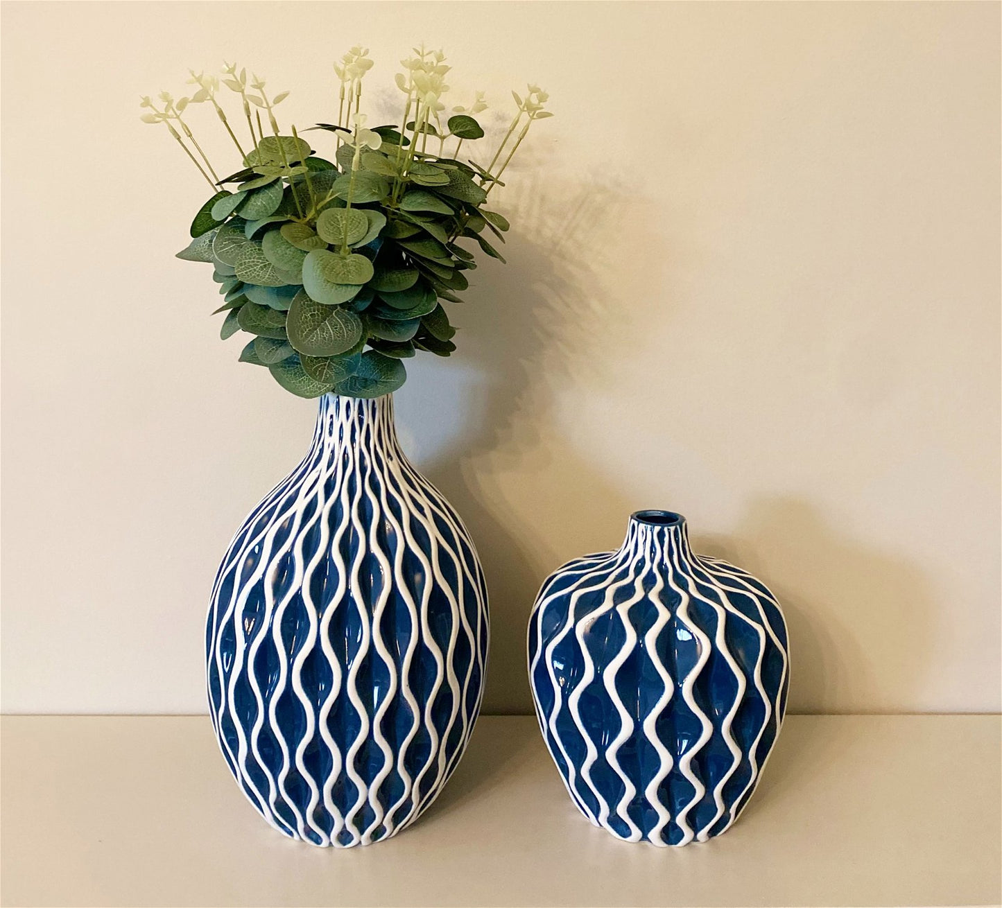 Serenity Vase Blue Small