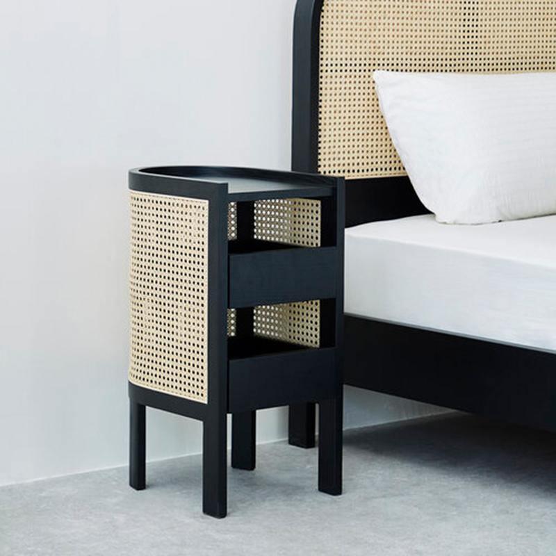 Alena Rattan Side Table | Weilai Concept