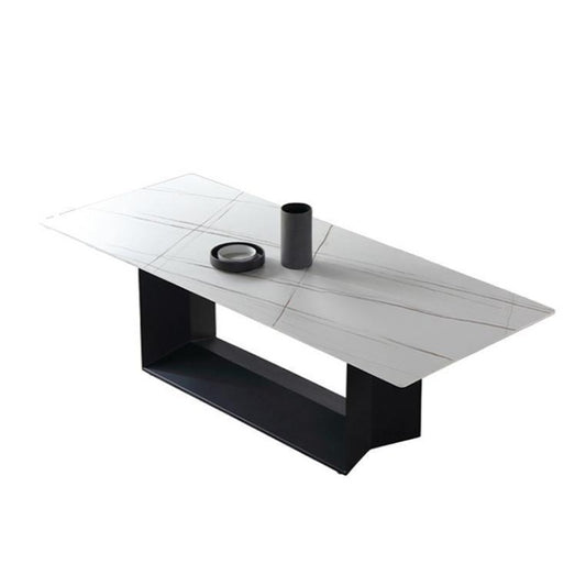 Alme Dining Table, Black Base | Weilai Concept