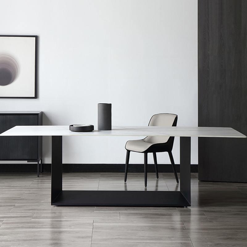 Alme Dining Table, Black Base | Weilai Concept