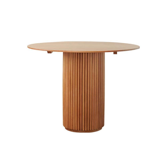 Cane Round Dining Table, Oak | Weilai Concept