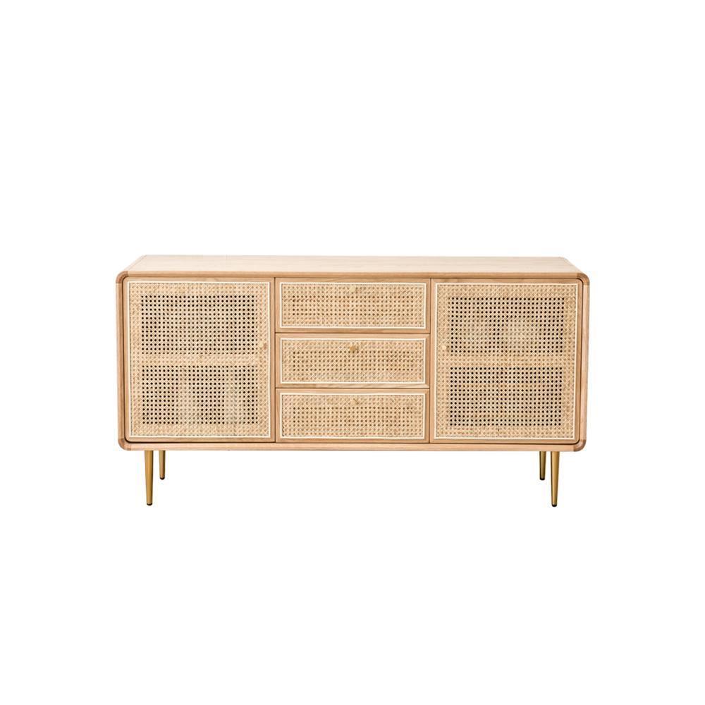 Cane Sideboard, Natural Rattan & Ash Esche Wood | Weilai Concept