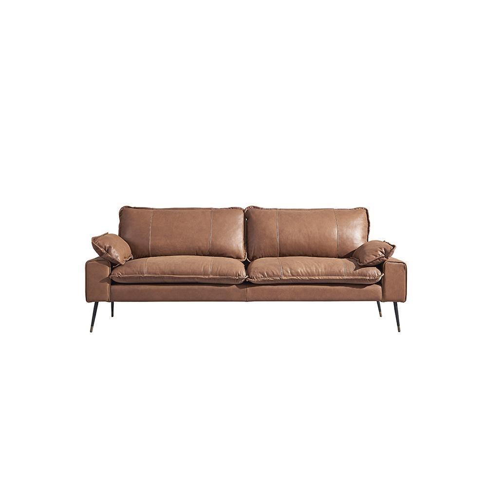 Caudill Two Seater Sofa, Cowhide Leather | Weilai Concept