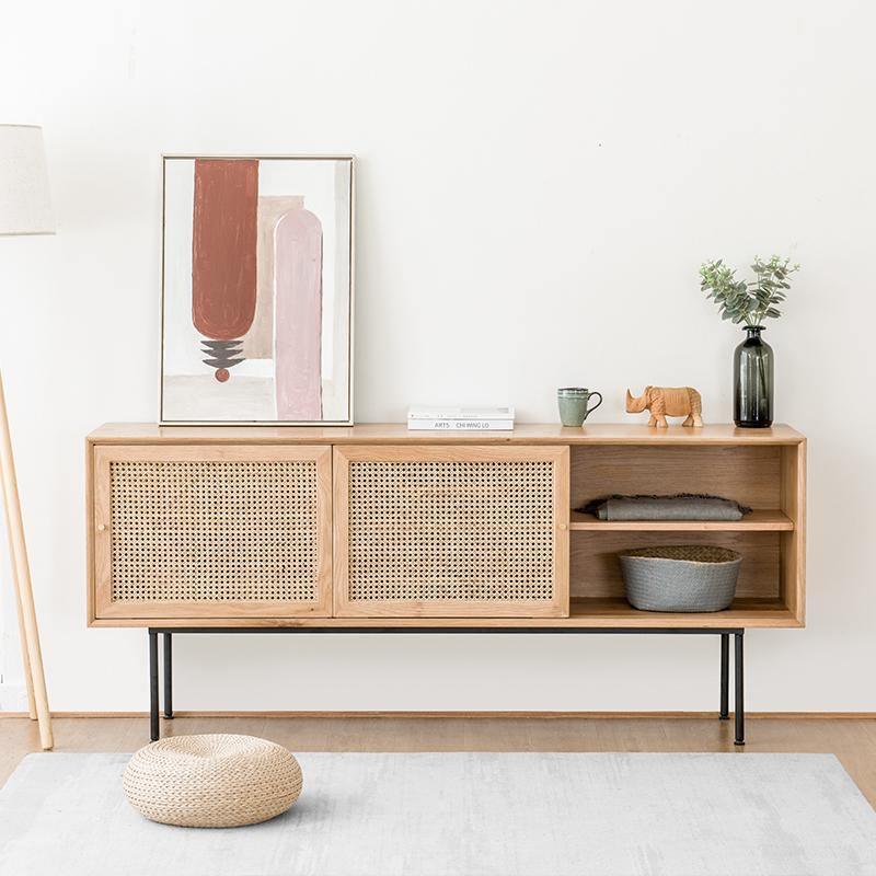 Cement Sideboard, Light Oak | Weilai Concept