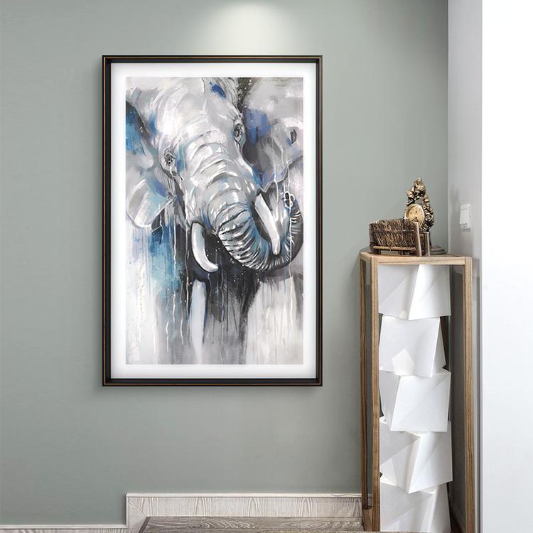 Elephant Framed Wall Art Print 80*120cm | Weilai Concept