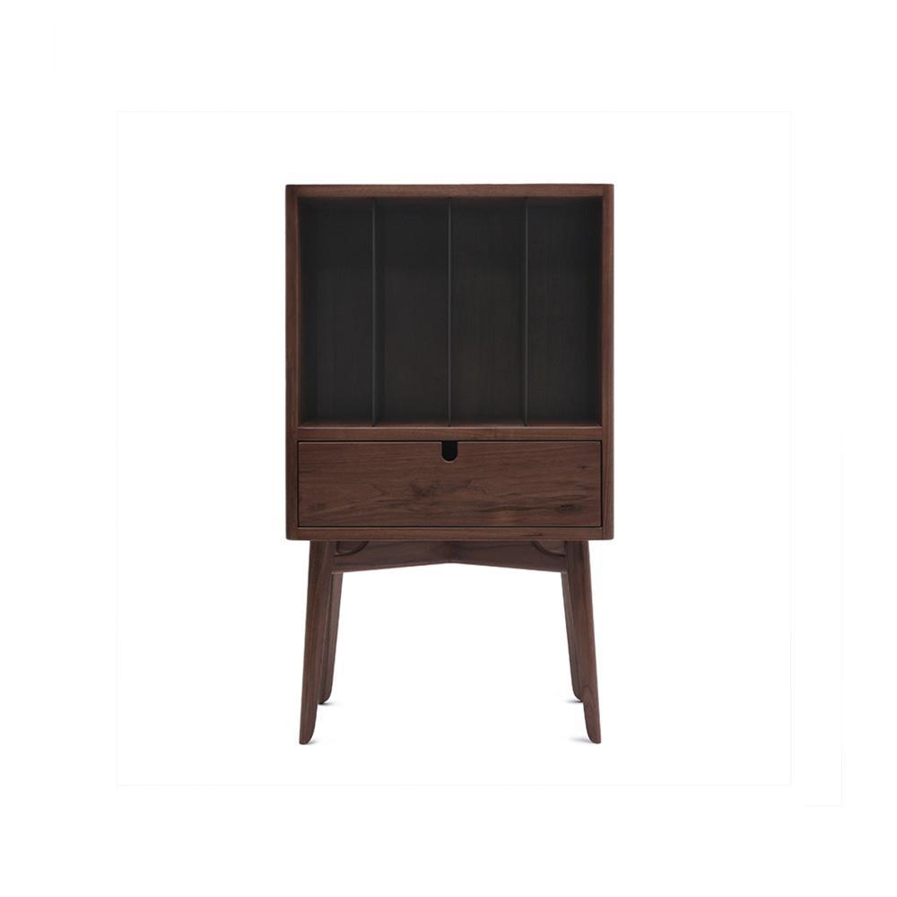 FU28 Bedside Table, Dark Oak | Weilai Concept