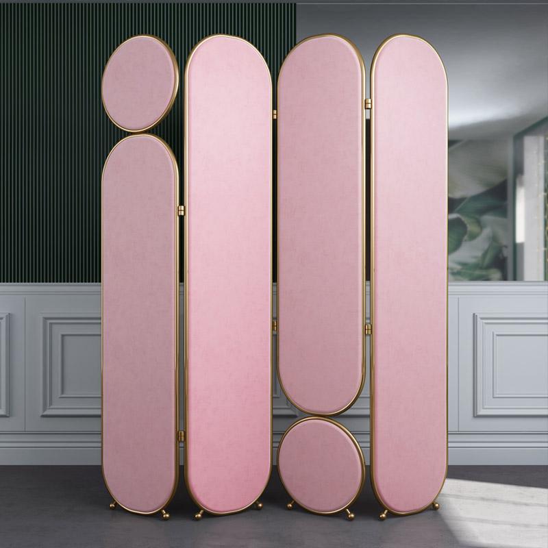 Tandy Folding Screen, Room Divider, Pink/Black/Green/Blue | Weilai Concept