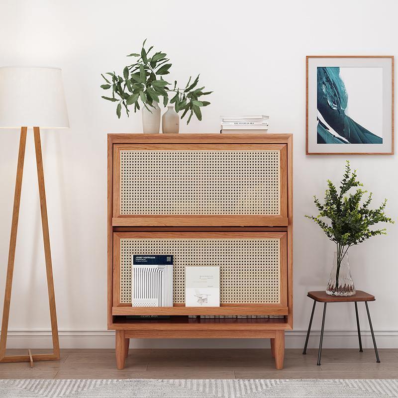 Pavia Cabinet, Rattan & Wood | Weilai Concept