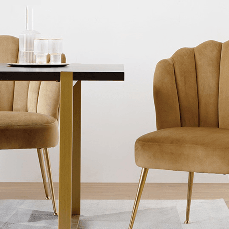 R3 Shell Dining Chair, Velvet | Weilai Concept