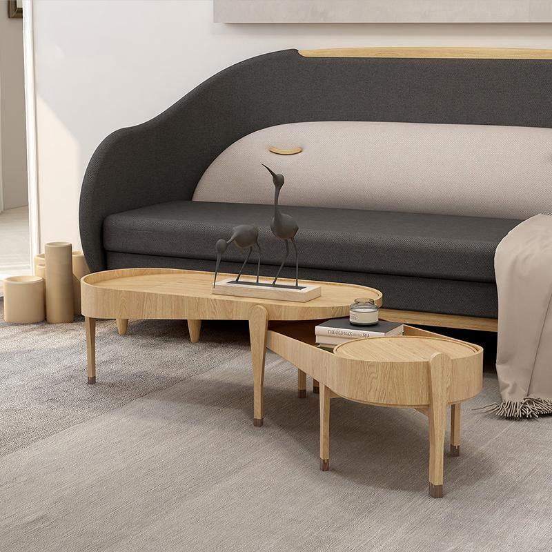 Timblin Nesting Coffee Table Set, Ash | Weilai Concept