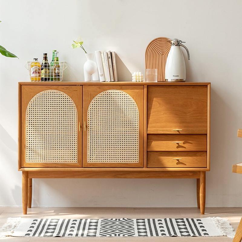 Tulma Sideboard, Natural Rattan & Oak | Weilai Concept