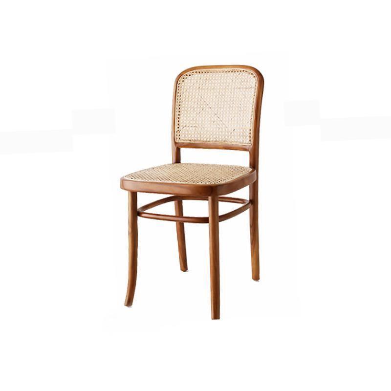 Vanesa Rattan Dining Chair, Oak | Weilai Concept