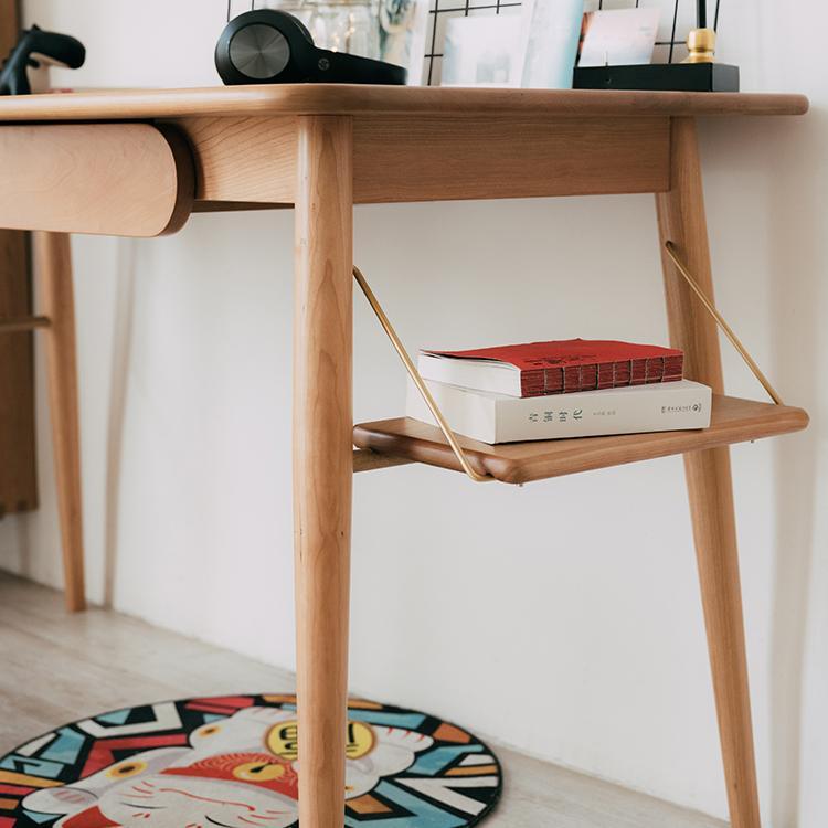 Y72 Oak Office Desk, Three Woods Available | Weilai Concept